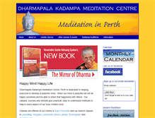 Tablet Screenshot of meditationinperth.org